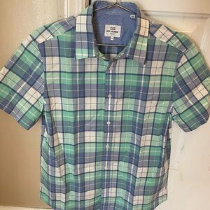 Ben Sherman plaid short sleeve button-down shirt